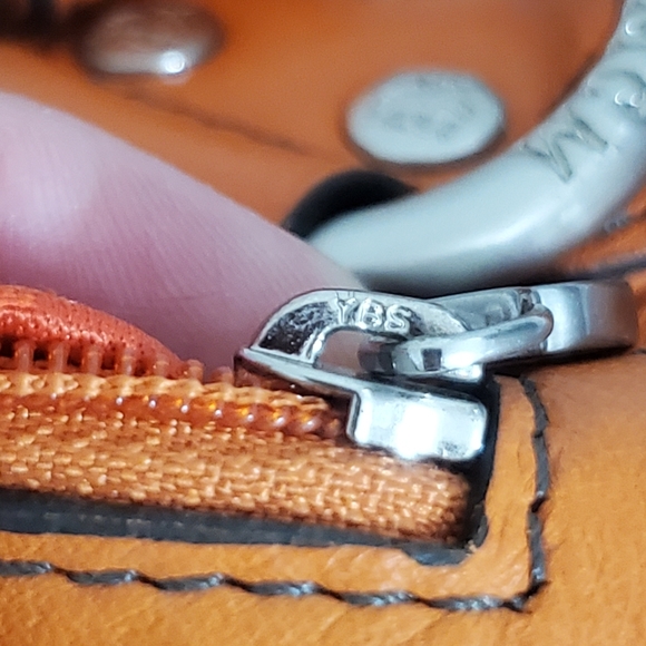 MCM Orange Leather Duffle/Weekender Bag - Picture 12 of 16